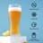 JoyJolt Callen Beer Glasses, 15.5oz
