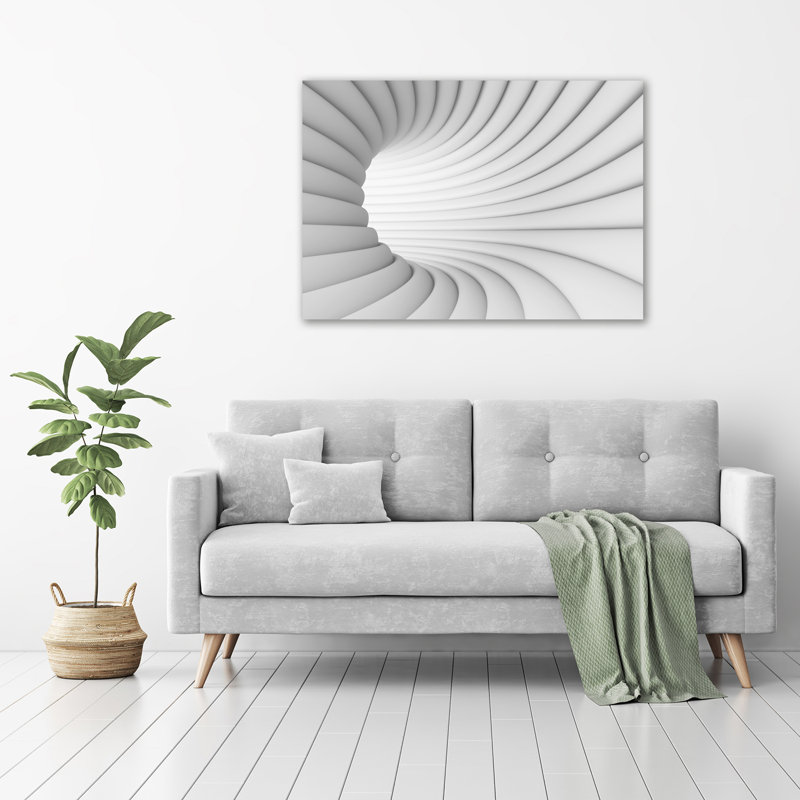 Abstraction Tunnel - Wrapped Canvas Print