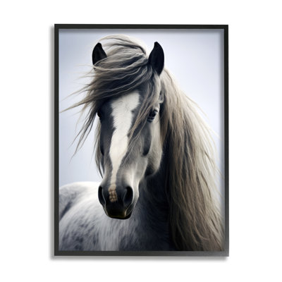 " Windblown Horse Mane " Print