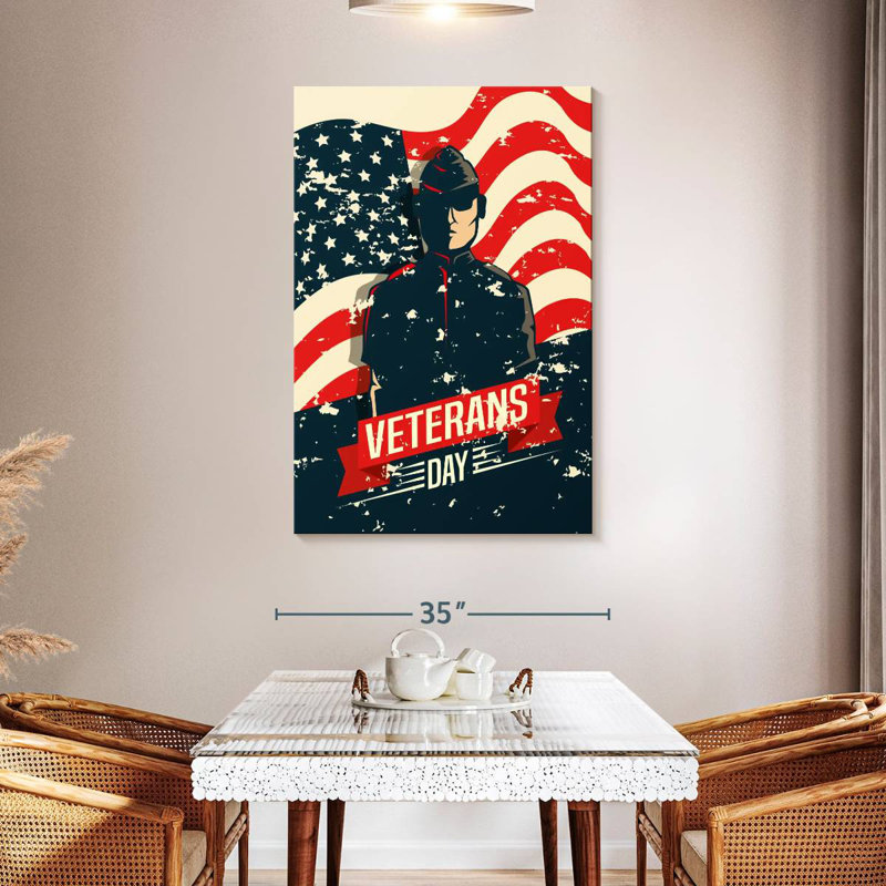 Patriotisme de Lelend, H 48 po x l 32 po