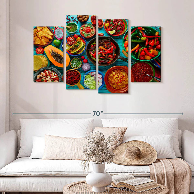 Mélange d'aliments mexicains Yarlin, H 32 po x l 52 po