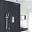 Liverpool Ceiling Mount Thermostatic Rainfall Shower System Luxury Modern Design-48170695