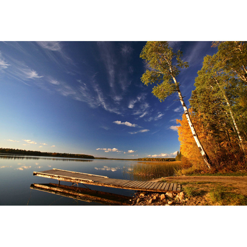Boat Dock - Photographie sur toile tendue, H 8 po x l 12 po