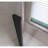 Foldable Design Tempered Glass Matte Black Versatile For Small Bathrooms