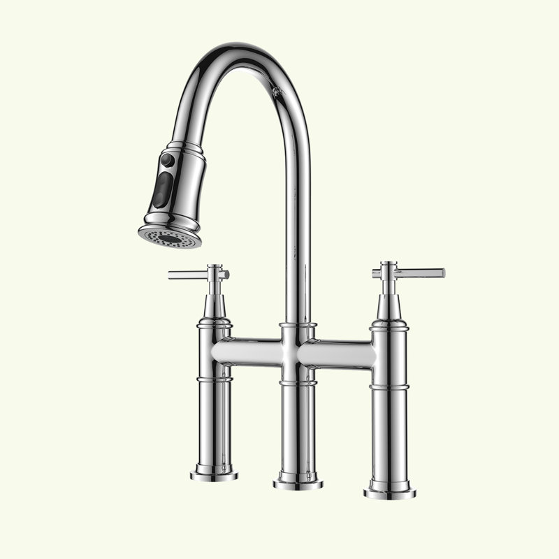Naiyafly Pull Down Kitchen Faucet, Chrome