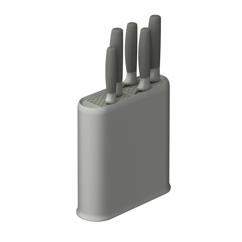 Ensemble de couteaux antiadhésifs en acier inoxydable 6 pièces BergHOFF Balance, matériau recyclé, vert