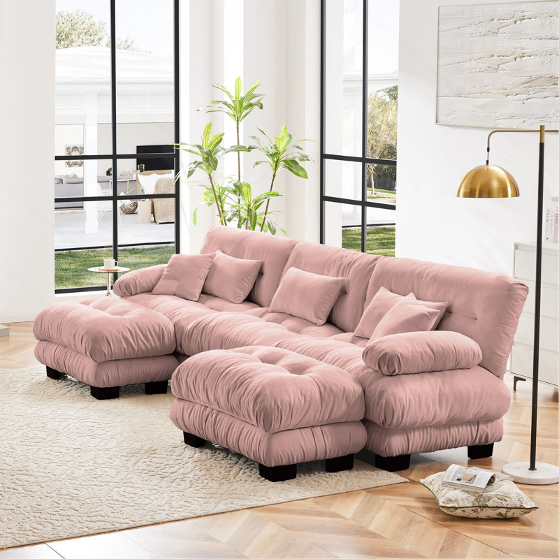 Canapé modulaire Luxury Luxury, Rose
