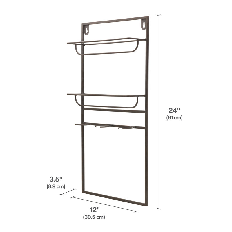 Elements Wine Bottle & Glass Rack