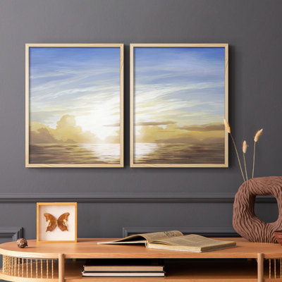 Luminous Waters I-Premium Framed Print -Ready to Hang - No Nails Required - No Nails Required