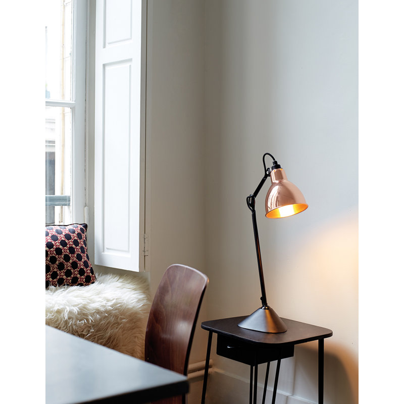 Lampe Gras Desk Table Lamp, Black/Copper
