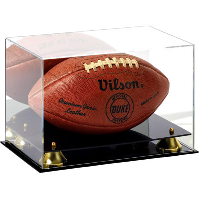 Vitrine de football PENNZONI, étui de football en acrylique transparent