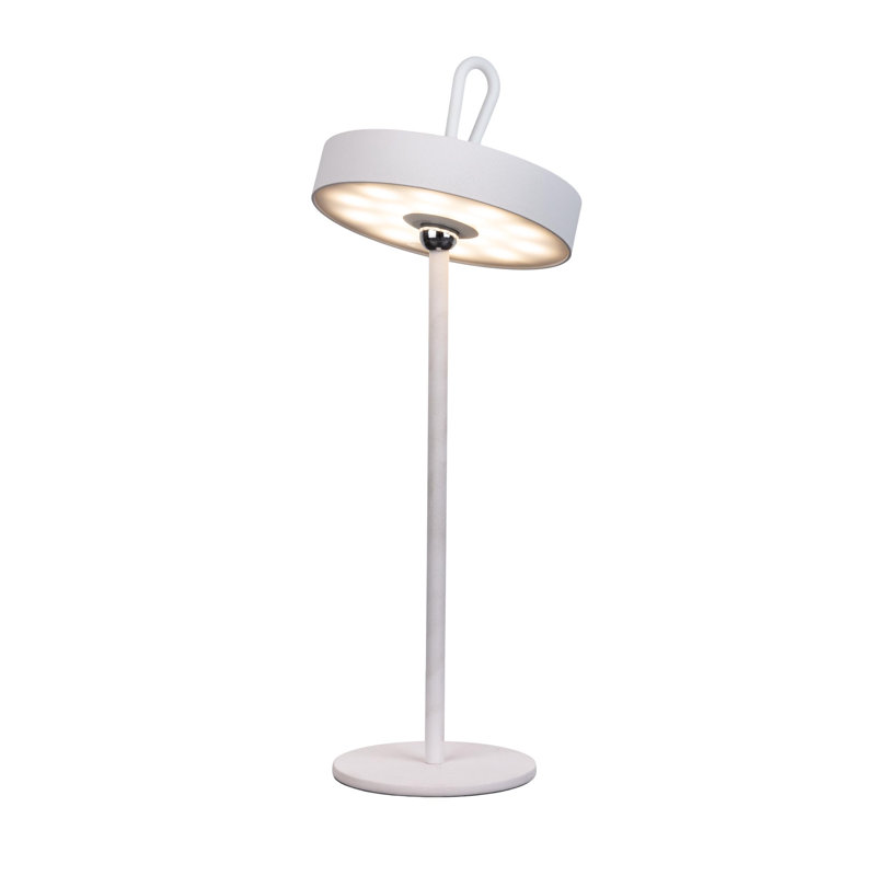 Brona Adjustable Metal Standard Table Lamp Lamp, White