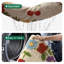 Tapis de bain doux, absorbant, antidérapant et lavable à la machine, à motif floral-129945664