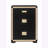 LIVELY BLACK/GOLD CHEST