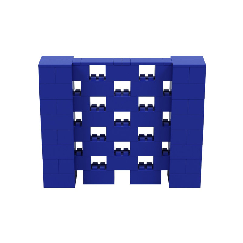 Ensemble mural 4 po de haut Everblock, Bleu, 60"