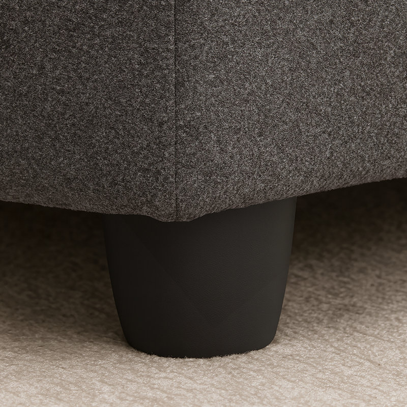 Dark Gray Bunny-Ear Pet-Friendly Armchair With Scratch-Resistant Fabric, Built-In Cat & Dog Hideaway, Dual-Use Sofa Chair With Side Pocket, 27.4 X 25.2 X 37.4 Inch