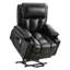 Fauteuil de massage électrique Power Lift, adapté aux personnes âgées, avec fonctions de chauffage et de vibration, cuir polaire avec USB, peut être utilisé pour s'allonger