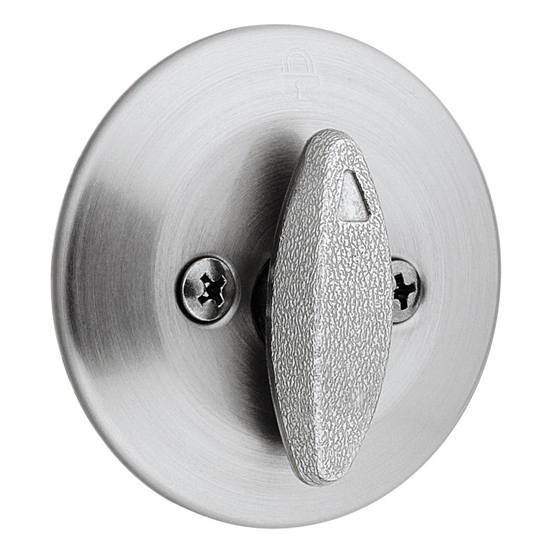 663 One-sided Deadbolt with Thumbturn, Satin Chrome
