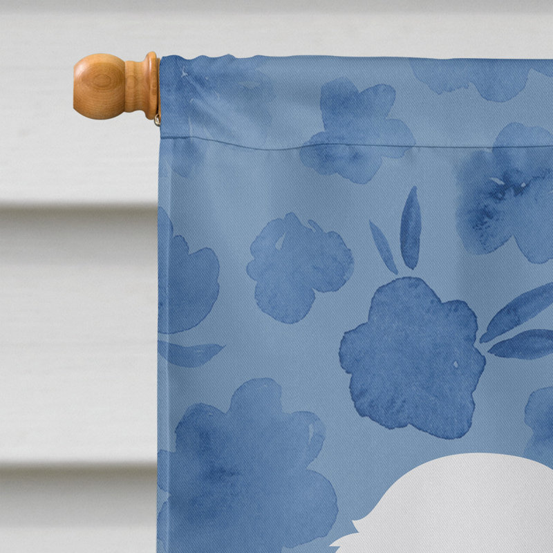 Caniche en polyester à 2 côtés 40 x 28 po standard welcome drapeau maison, Shih Tzu 2