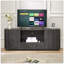 Meuble télé 64 po, buffet arrondi, armoire de rangement 64 po-924366442