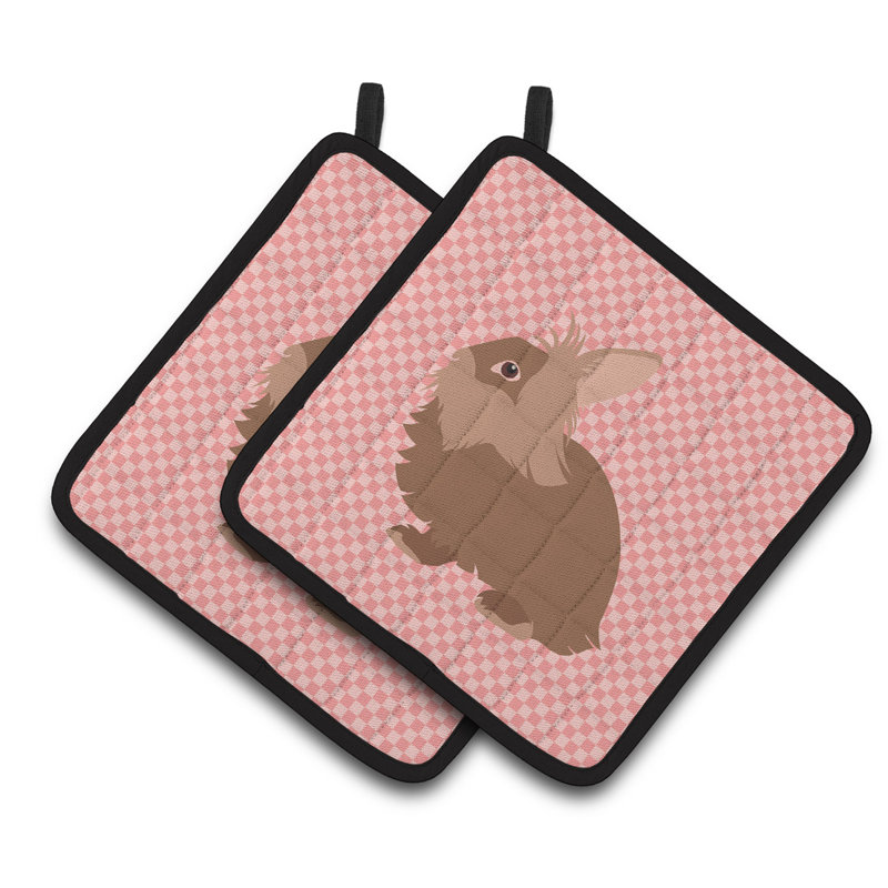 Cuisinier poignée de lionhead lapin à caroline