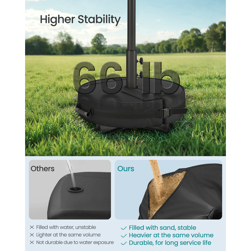 2.3kg Steel No Installation Needed Umbrella Base