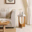 Table d'appoint en bois massif Aurelia-2126273077