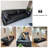 Black Genuine Leather Modular Sofa