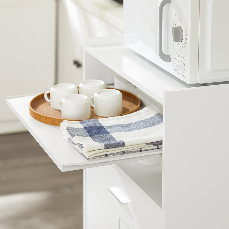 Langton 92cm Kitchen Pantry, White