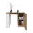 Allen 47" Wide Kitchen Island One Cabinet and Five Shelves, Bar Table, Dinning Table. Pub Table