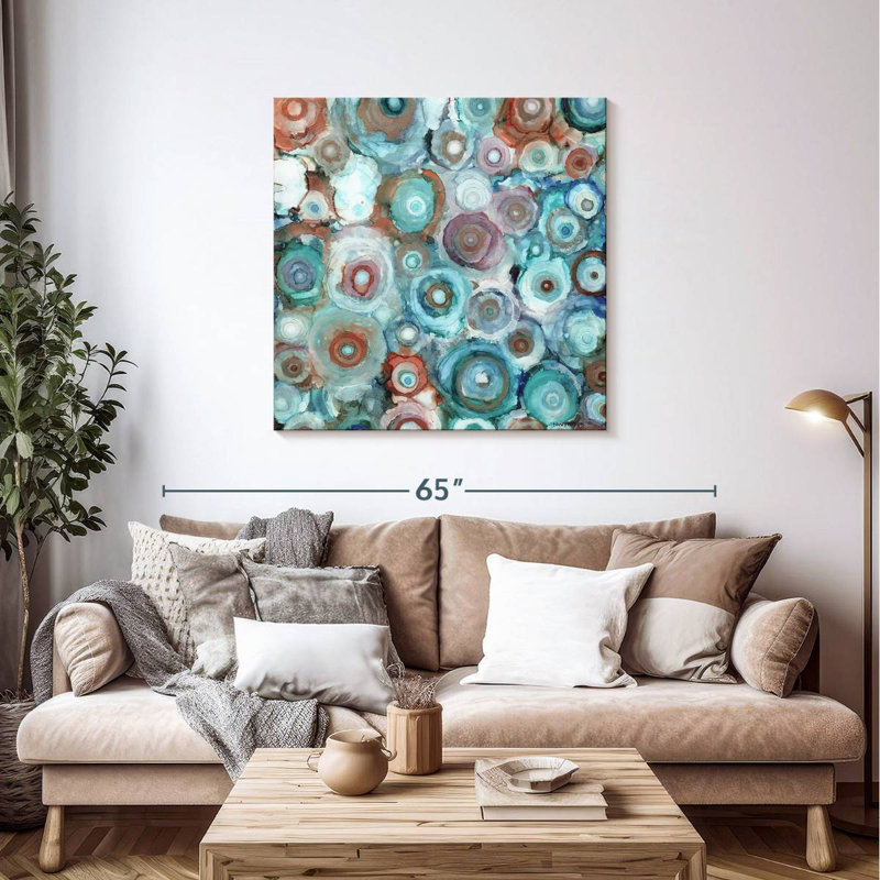 Avery Liquid Geodes, 39" H x 39" W