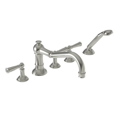 Jacobean Bathroom Roman Tub Faucet with Handshower