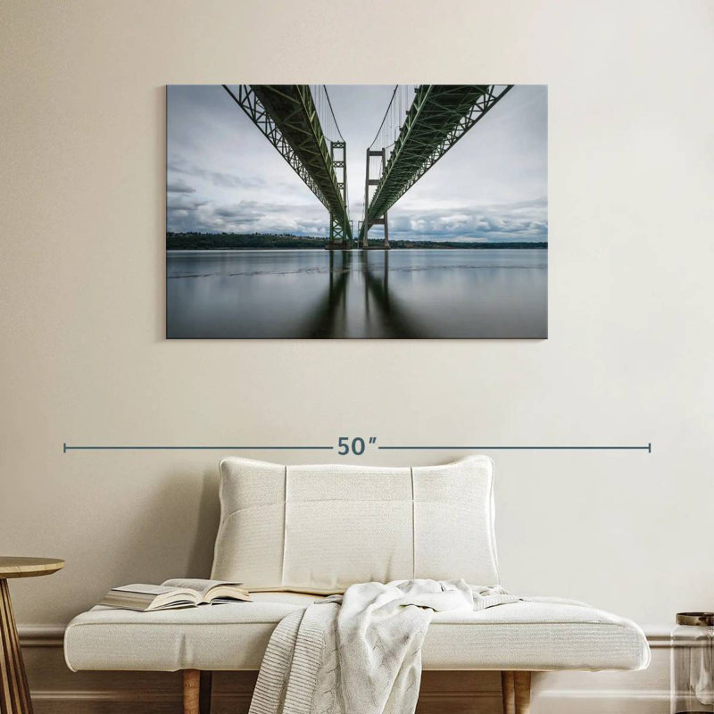 Lilie Under Tacoma Narrows Bridge, 26" H x 39" W