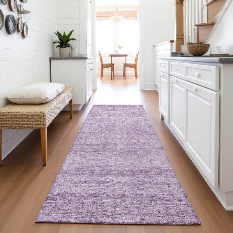 Premium Machine Washable Gurubaksh AMF1163 Modern Rug, Runner 2'3" x 7'6"
