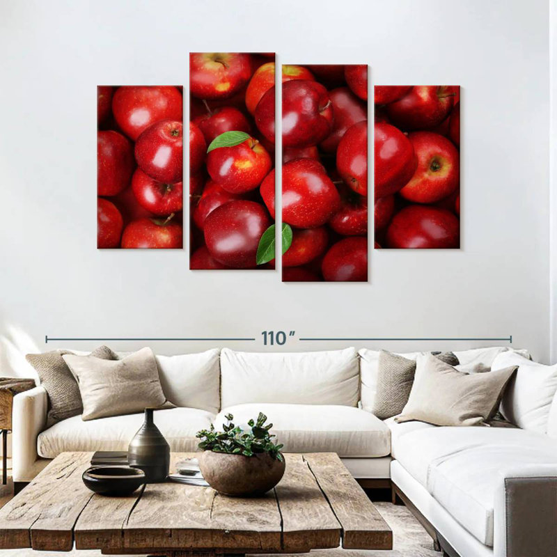 Pommes rouges fraîches Yarlin, H 54 po x l 84 po