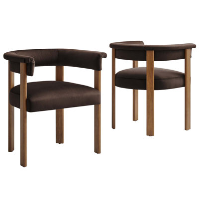 Modway Imogen Velvet Low Back Armchair