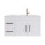 Ensemble de meuble-lavabo mural simple 41,75 "Spring-1902325022