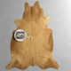 Charlize Hand Curated Cowhide Contemporary Natural Solid Beige 24 Area Rug