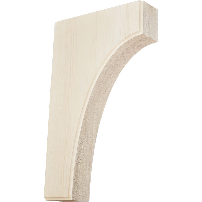 Support Clarksville, Hévéa, 1.75" W x 6" D x 10" H