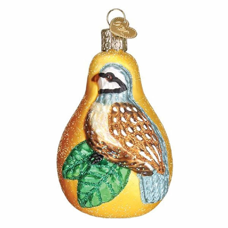 Ornement figurine suspendu partridge