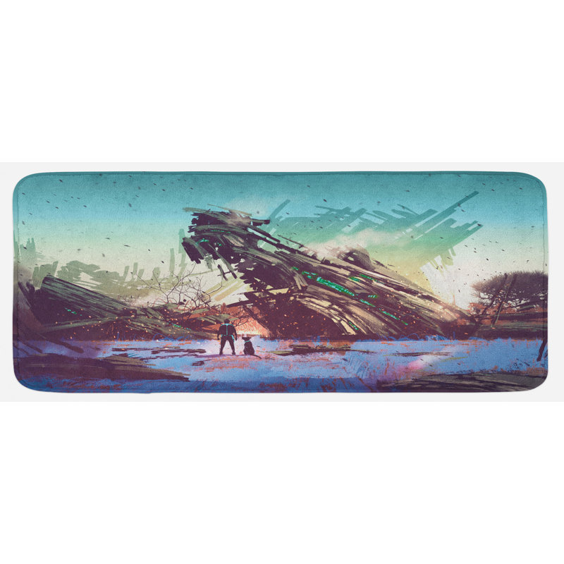 Tapis de cuisine imaginaire world