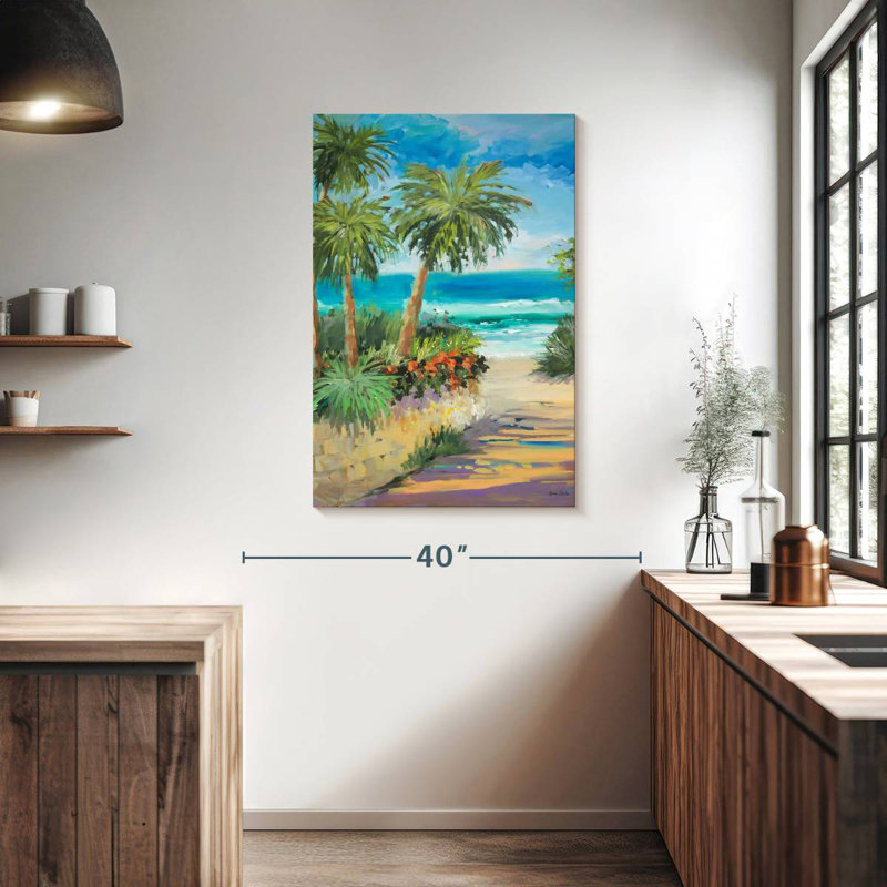 Gillard Palm Path, 39" H x 26" W