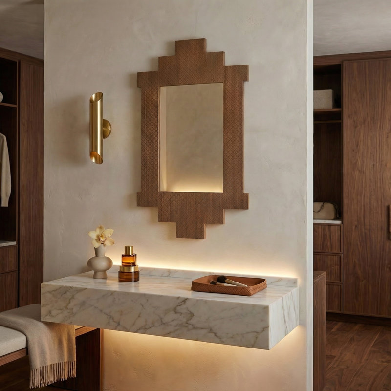 Ludwig Novelty Solid Wood Mirror