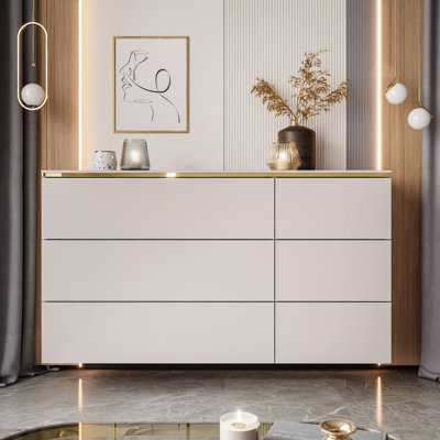 AURORA KASZMIR 6S chest of drawers