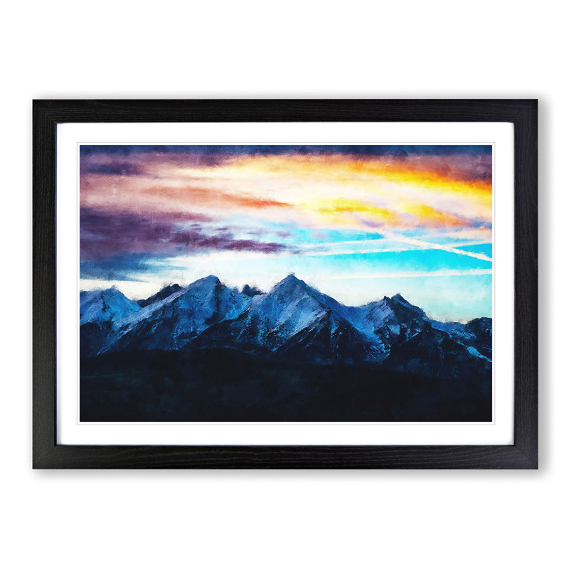 Mountains in Poland - Picture Frame Graphic Art Print, Black Framed, 45cm H x 63cm W x 2cm D