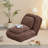 Foldable Lazy Sofa Couch (Brown)-386087310
