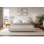 Lit plateforme tapissier courbé moderne avec tête de lit arrondie Modern-731115531-694577334