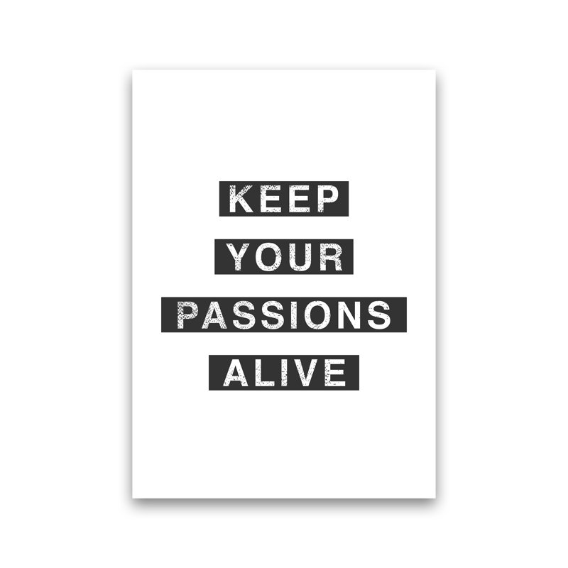 Passions - Print, No Framed, 30cm H x 21cm W x 1cm D