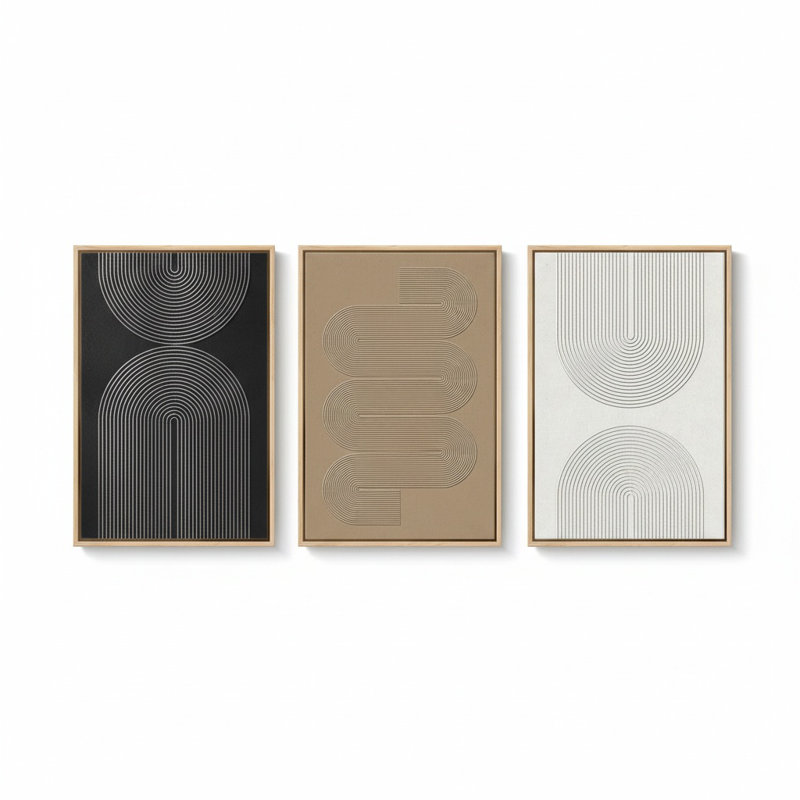 3 Piece Floater Frame Print on Canvas