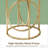 Round Coffee Table,Stylish Sofa Table,Elegant Side Table